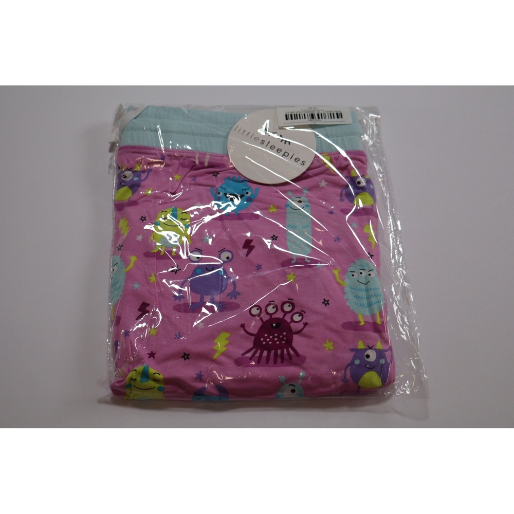 Little Sleepies Pink Monster Mayhem Bamboo Pajama Pants XXL